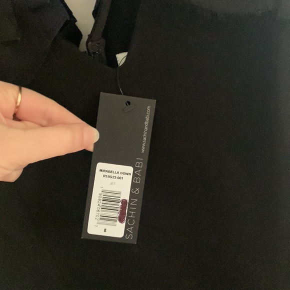 Sachin & Babi mirabella gown, long black formal dress - Picture 4 of 7